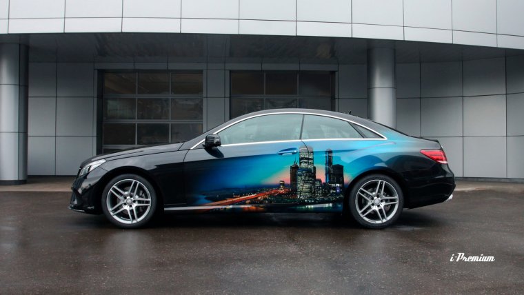 Винил на Мерседес с63 купе