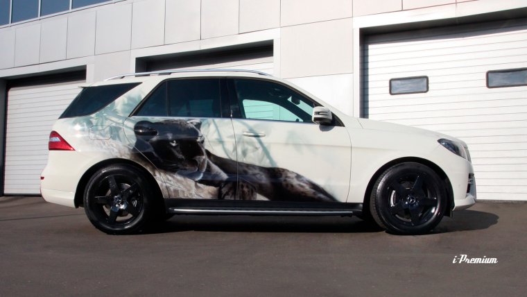 Аэрография Мерседес w204 универсал