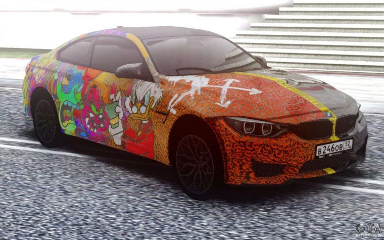 BMW m4 "two face" винил