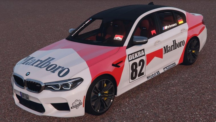 2018 BMW m5 f90 Marlboro livery