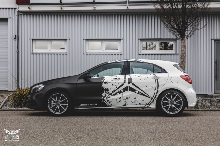 Mercedes Benz a45 Wrap Design