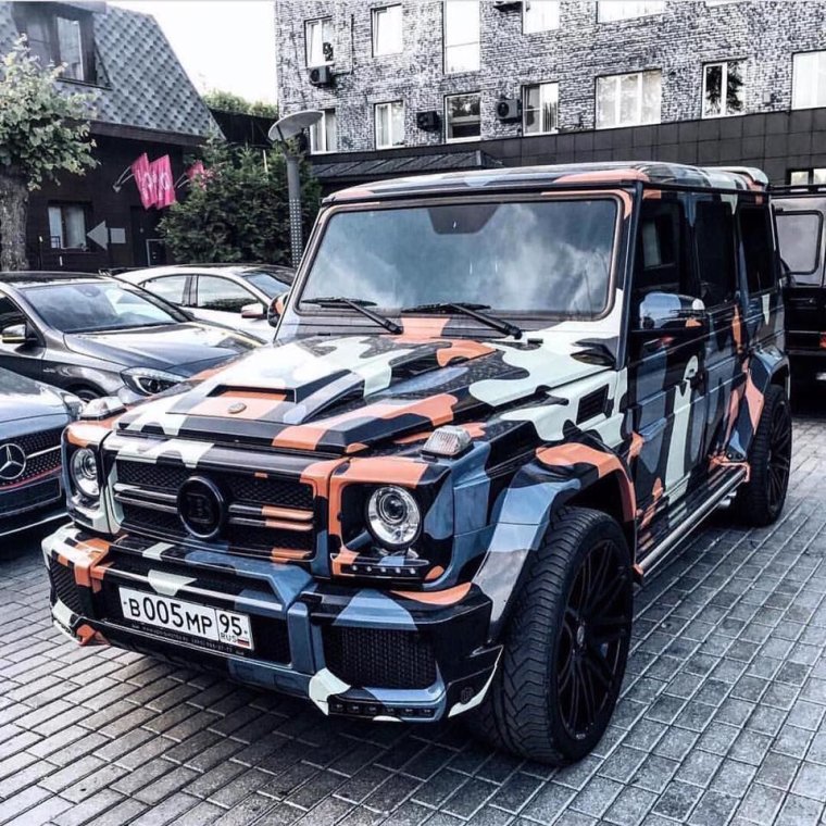 Mercedes Benz Gelandewagen камуфляж