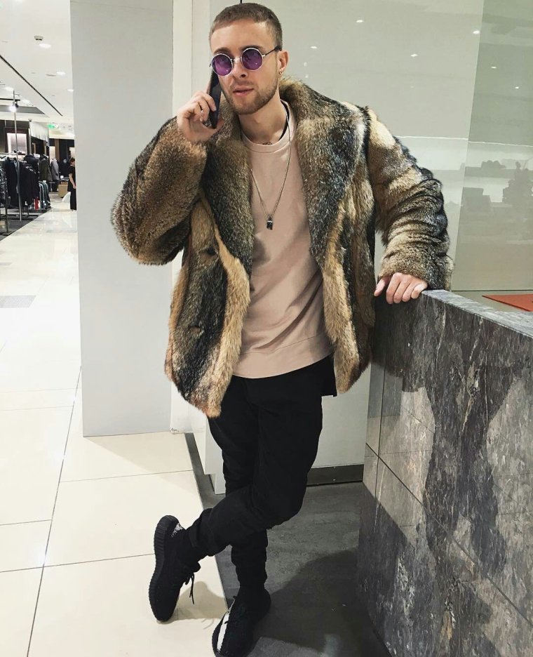 Снуп дог в шубе