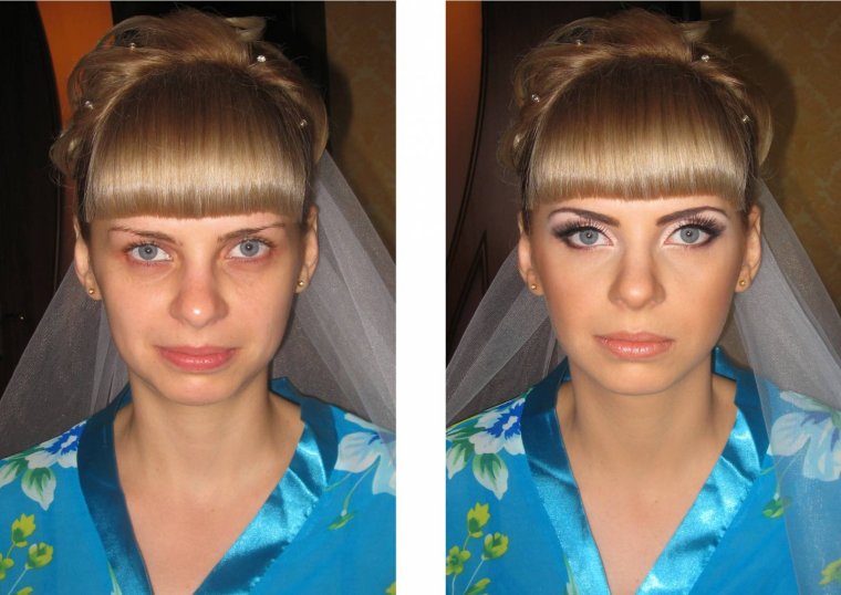 Девушки блондинки с челкой