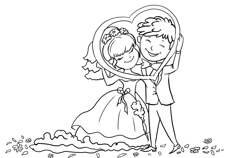 Рисунок на годовщину свадьбы