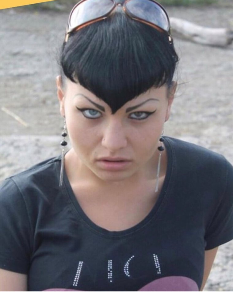 Смешные стрижки с челкой