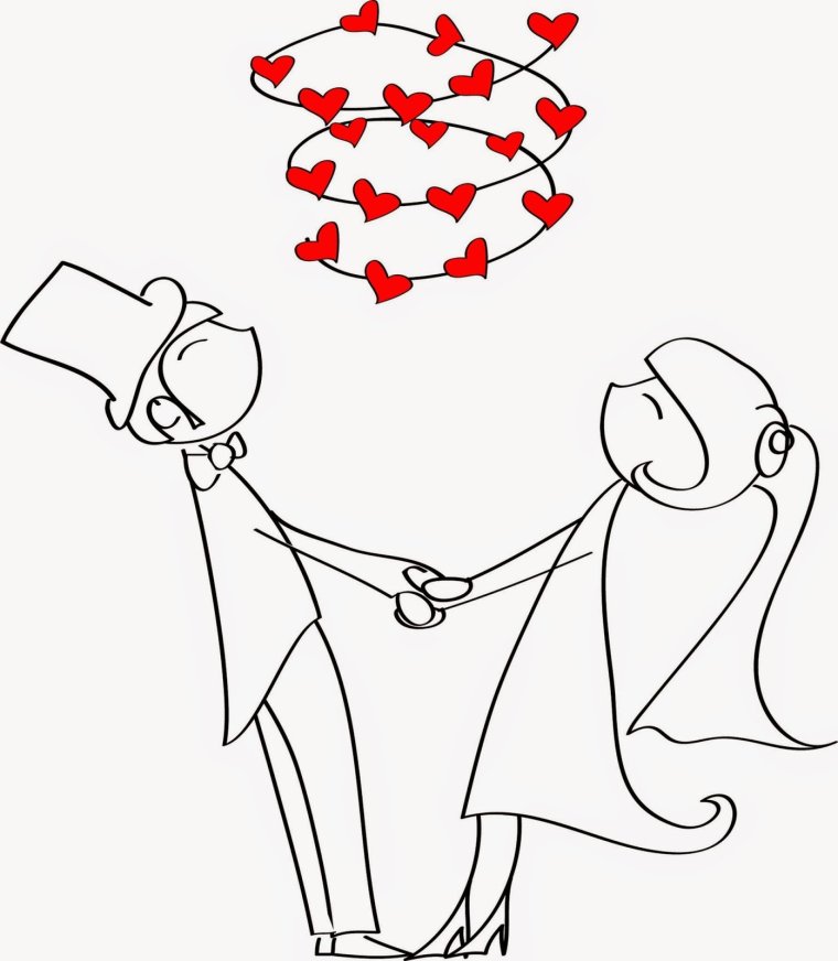 День всех влюбленных рисунки