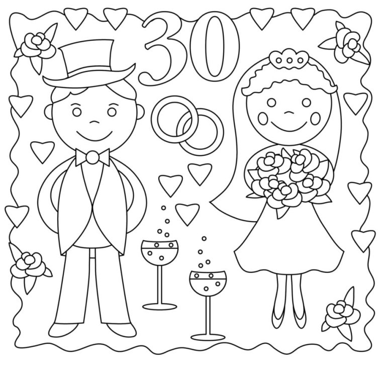 Открытка на свадьбу нарисовать