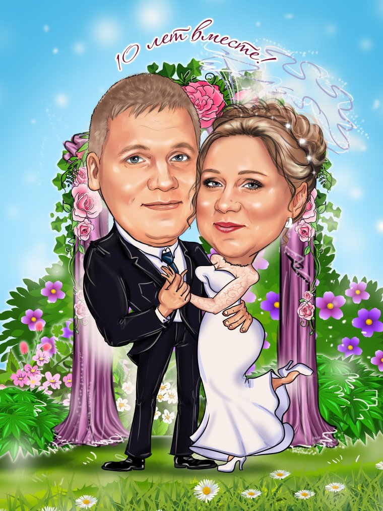 Свадебные рисунки