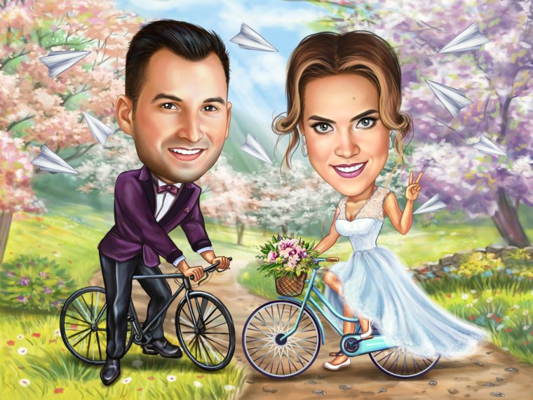 Раскраска свадьба