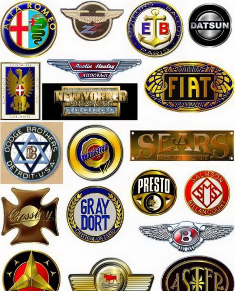 Автомобильные значки