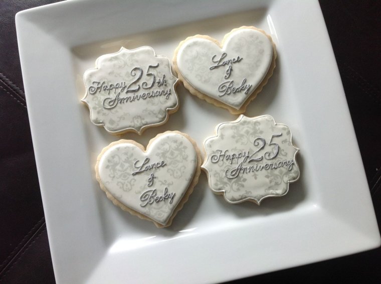 С днём свадьбы 25 лет