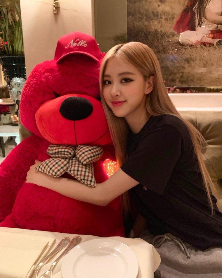 Розе Блэк Пинк сердечко