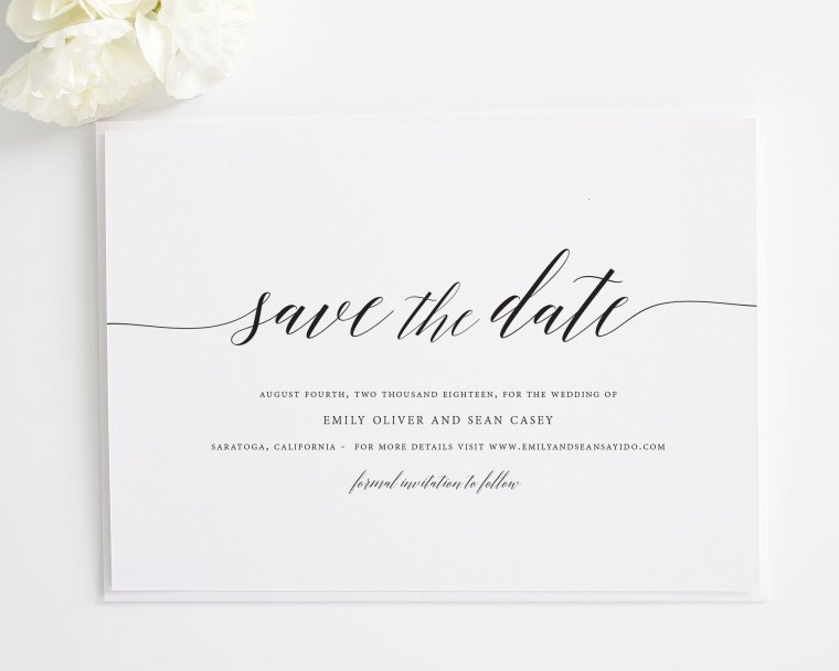 Приглашение на свадьбу PSD