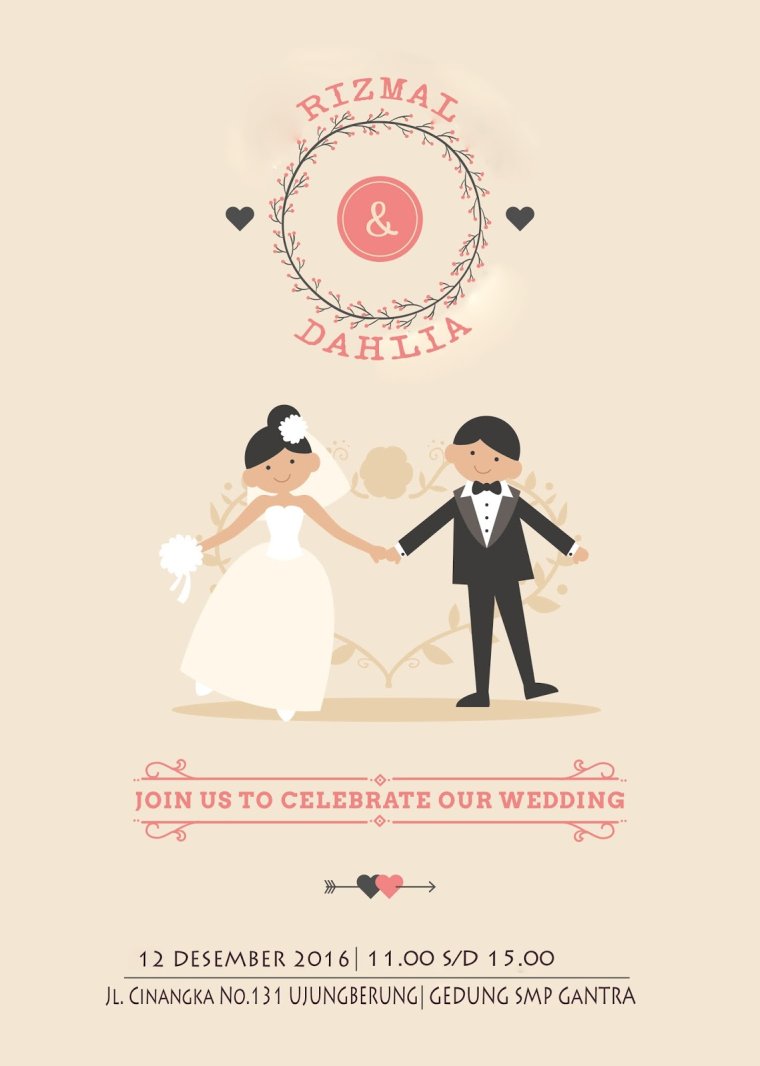 Красивая рамка для приглашения