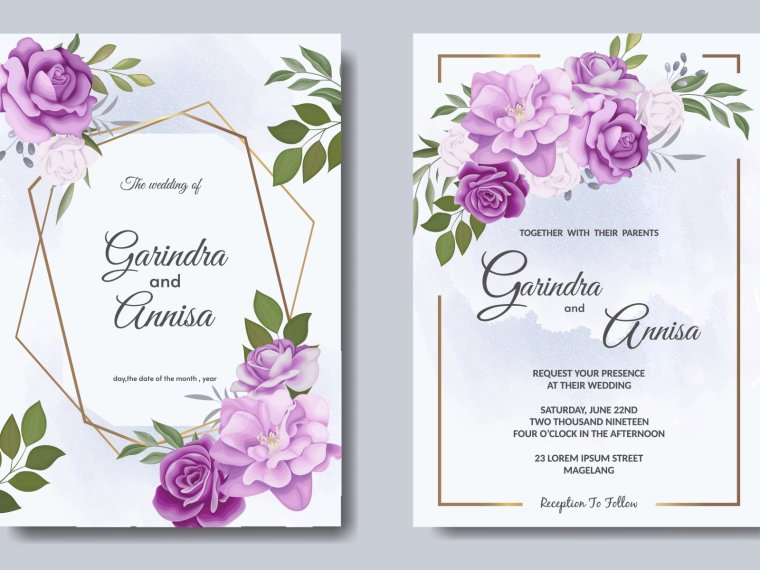 Яркие приглашения на свадьбу