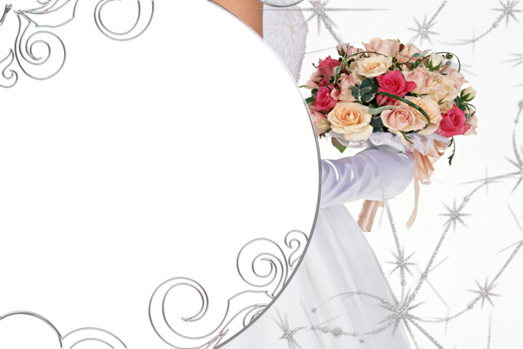 Цветочные рамки для визиток