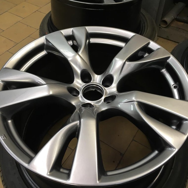 Светлый графит алюмохром глянец