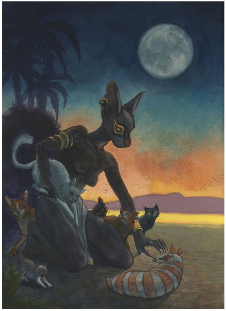 Египетская богиня кошка Бастет