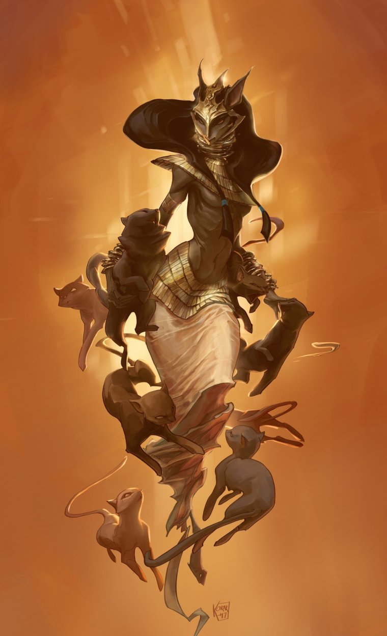 Богиня Луны Бастет