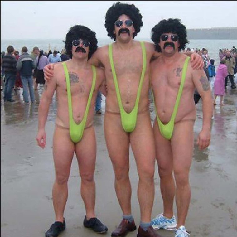 Саша Барон Коэн Борат купальник