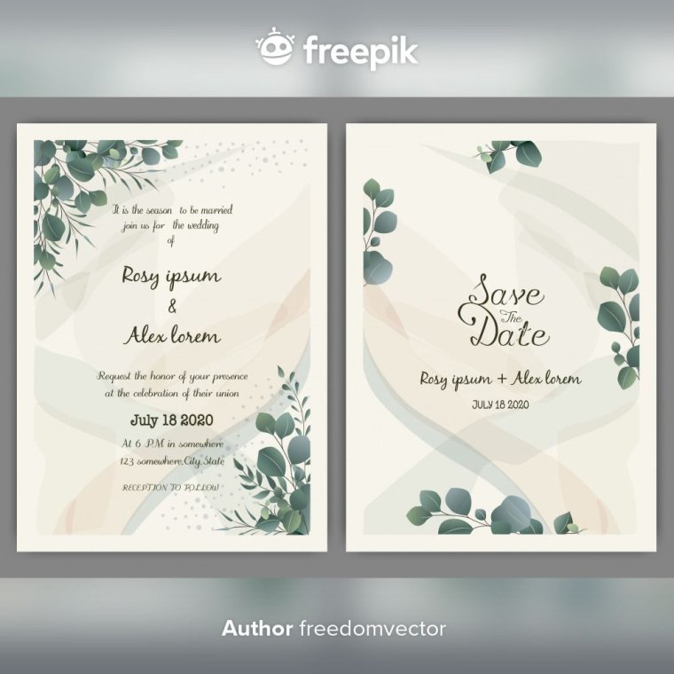 Пригласительные на свадьбу в белом цвете