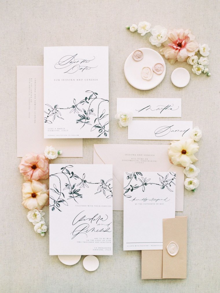 Поталь на пригласительных