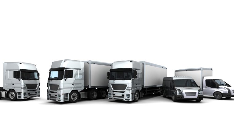 Автотранспорт на белом фоне