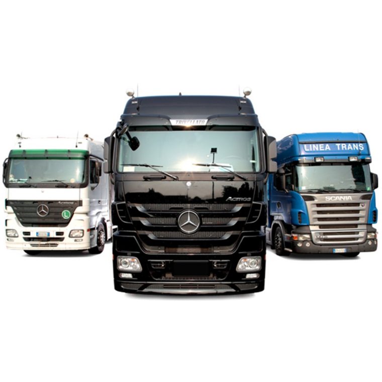 Грузовик вид спереди