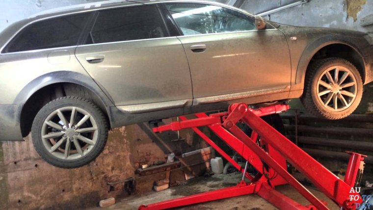 Подъёмник автомобильный самодельный