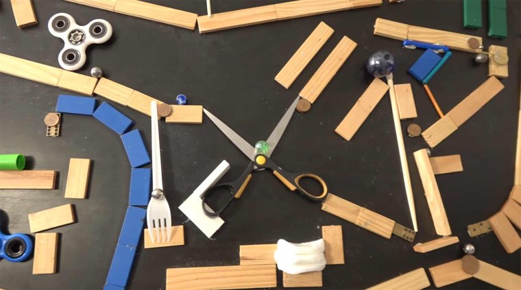 Машина Голдберга Домино