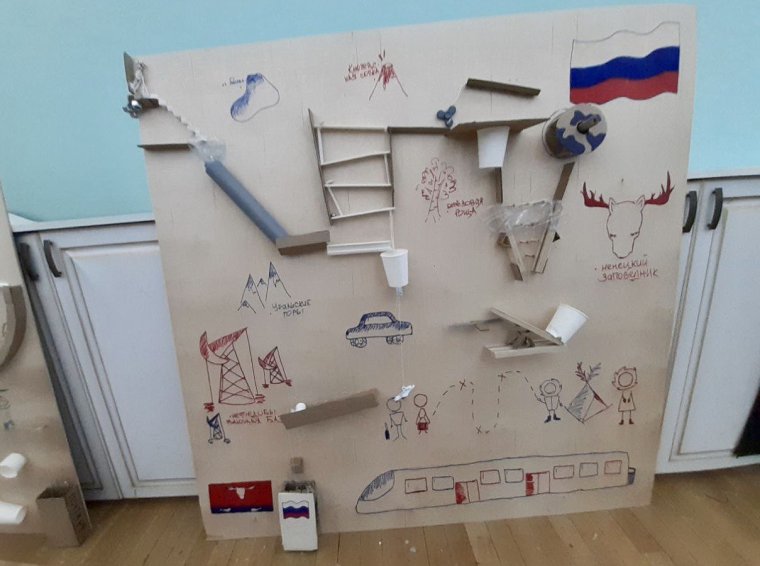 Машина Голдберга LEGO