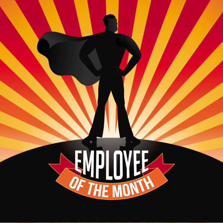 Плакат лучший сотрудник месяца