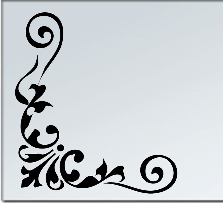 Узор уголок