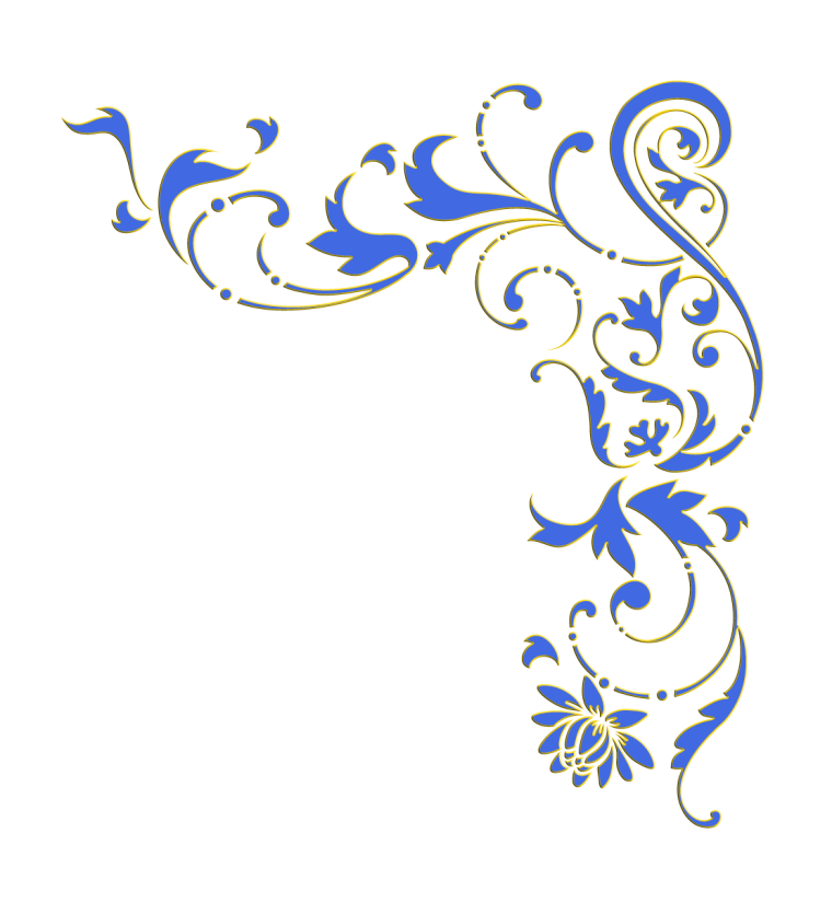 Красивый орнамент уголок