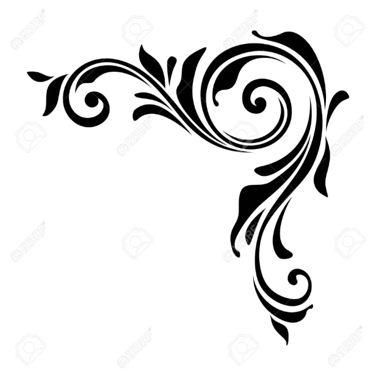 Вензель угловой простой