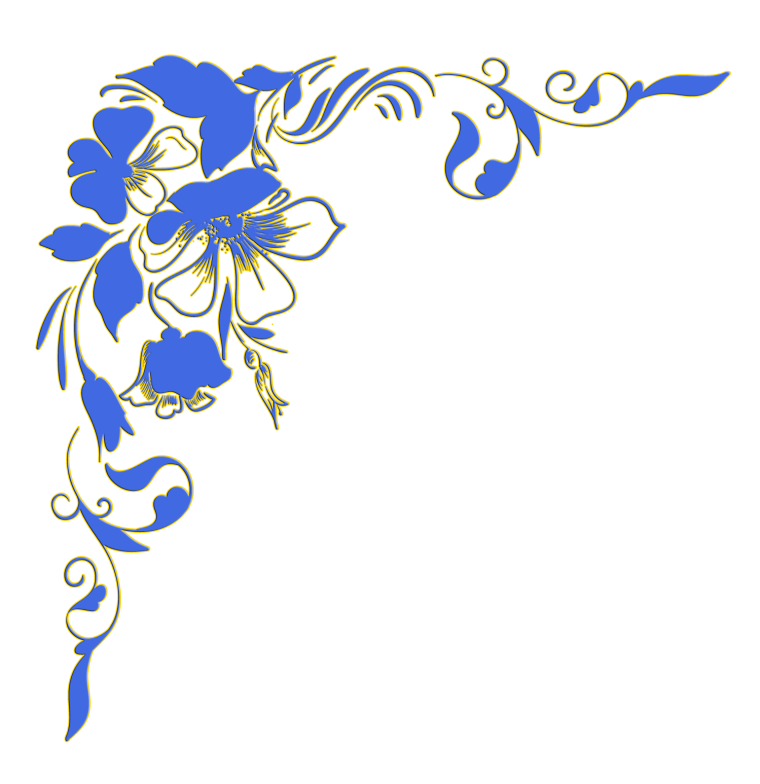 Угловая рамка для текста