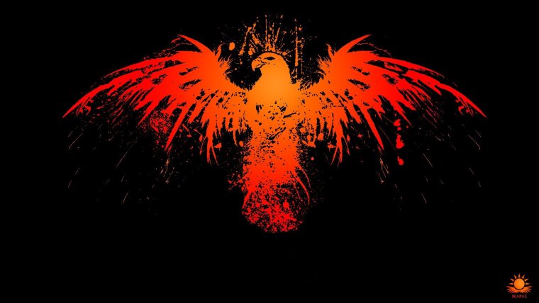 Орел Феникс тату