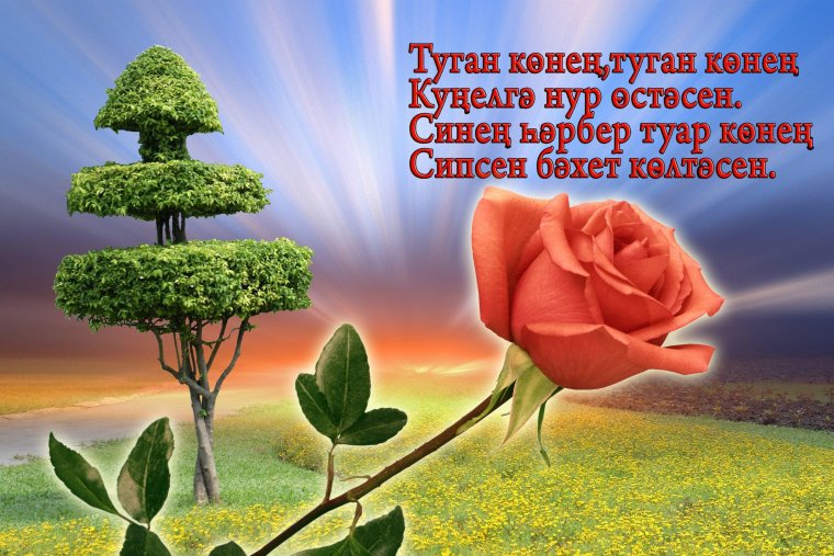 Хәерле иртә открытки на татарском красивые