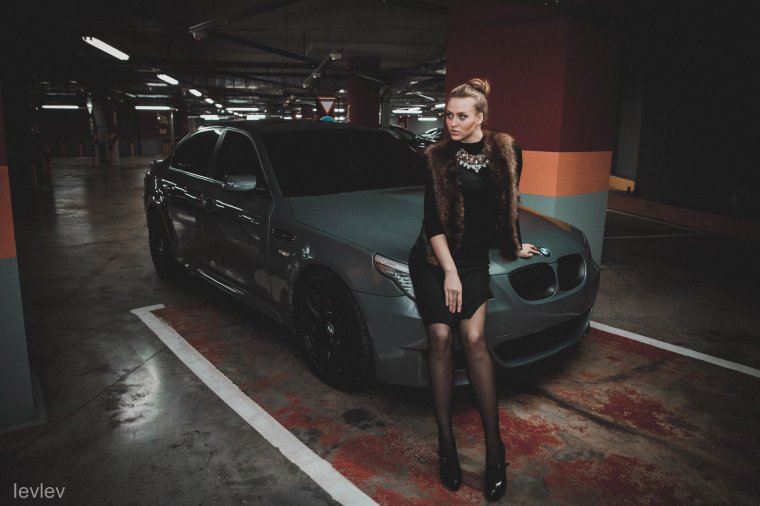 M5 e60 и девушка