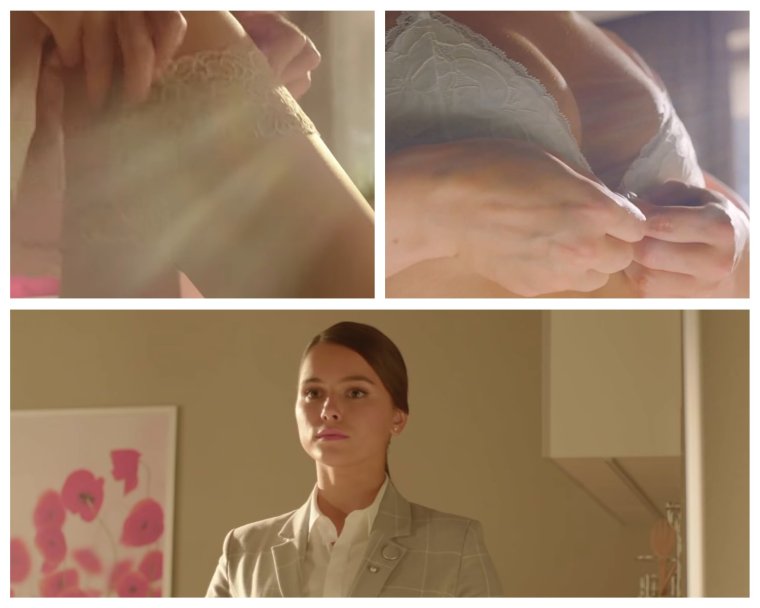 Мила Сивацкая в Нижнем белье в сериале Гранд отель