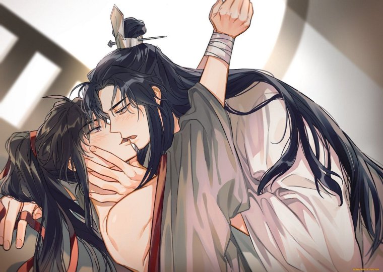 Магистр дьявольского культа аниме поцелуй