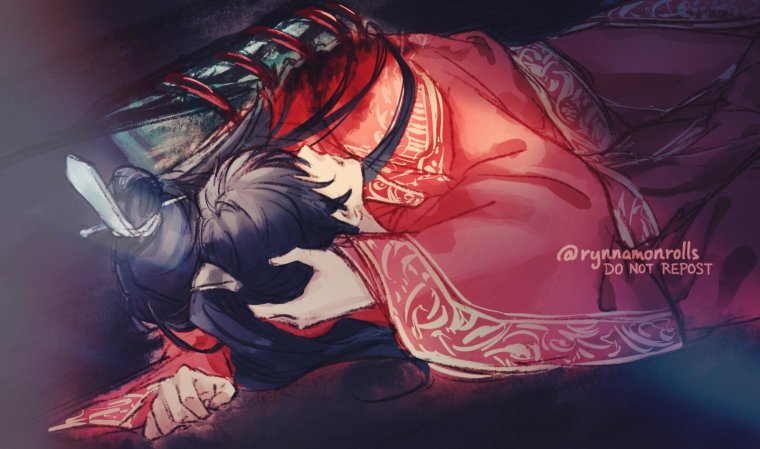 МО Жань и Чу Ваньнин в гробу