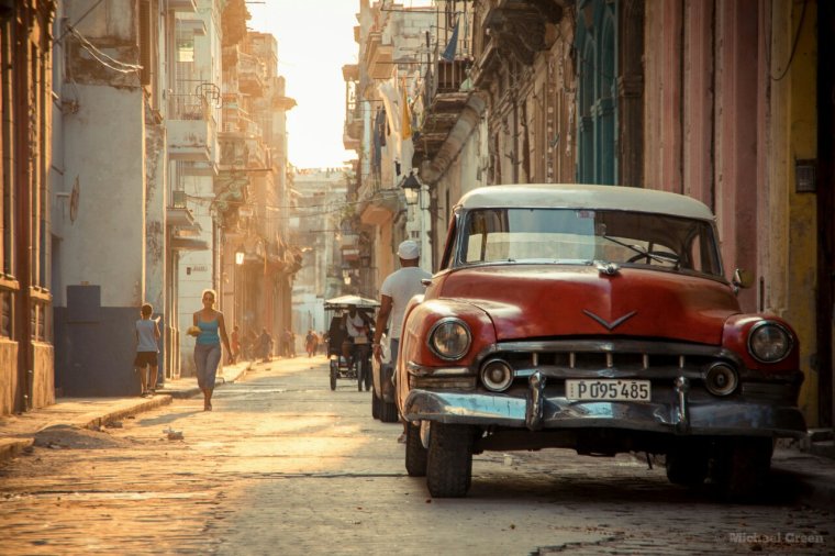 Куба ретромобили Гавана