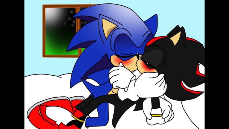 Соник и Шедоу поцелуй