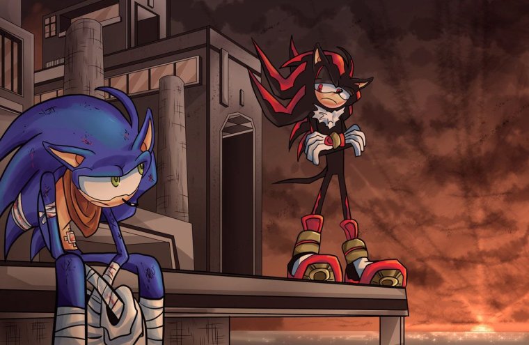 Соник бум Шедоу арт