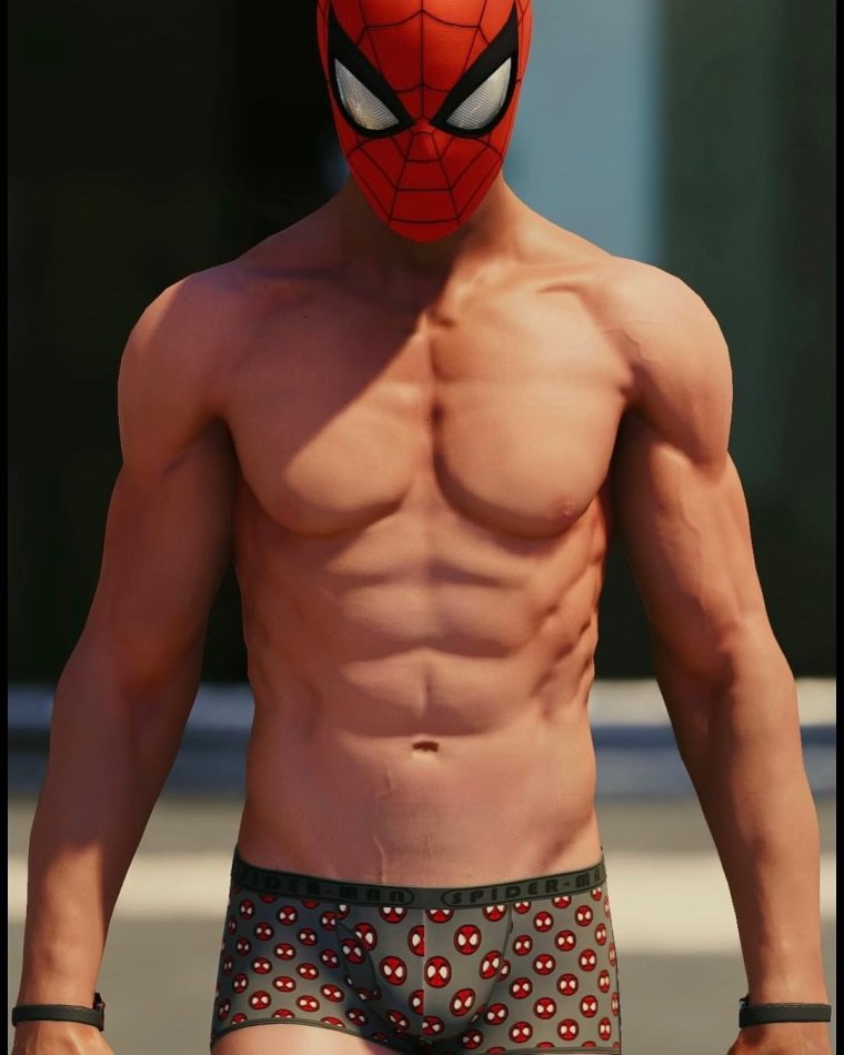 Смешной костюм человека паука