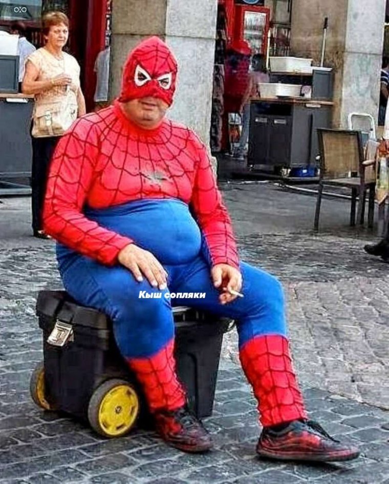 Толстый человек паук