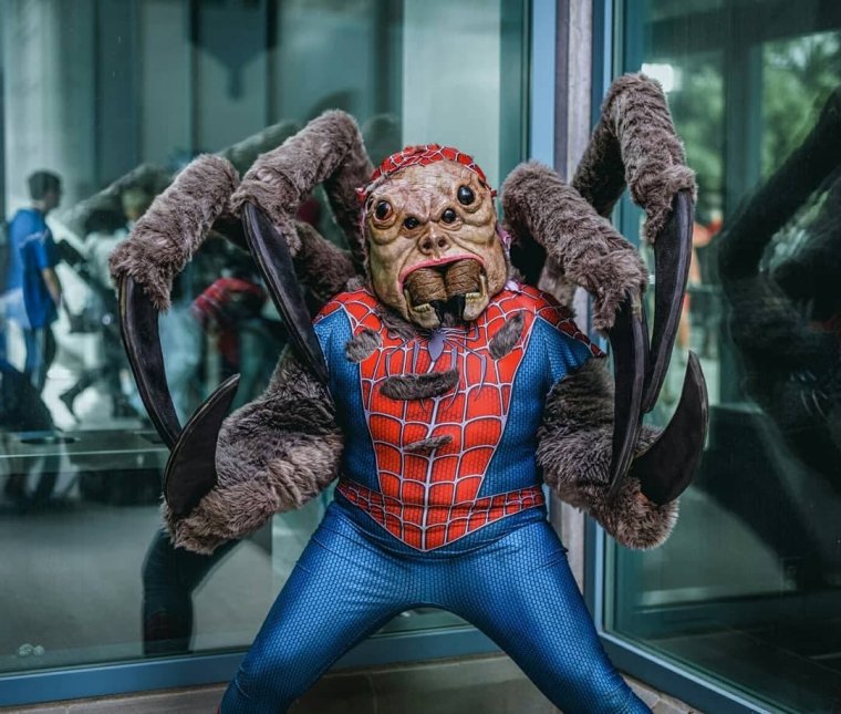 Человек паук работа из дома