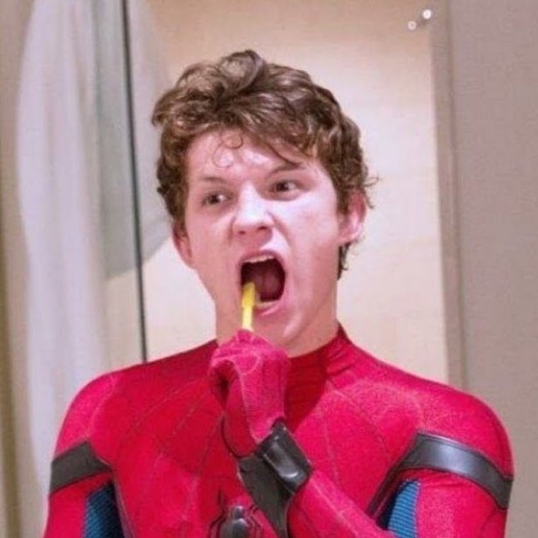 Питер Паркер том Холланд мемы